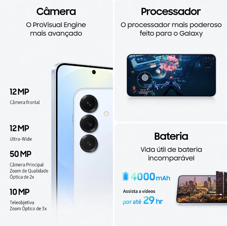 Sansung Galaxy S25 - 256Gb/12Gb/5G - Câmera Tripla - Imagem 4