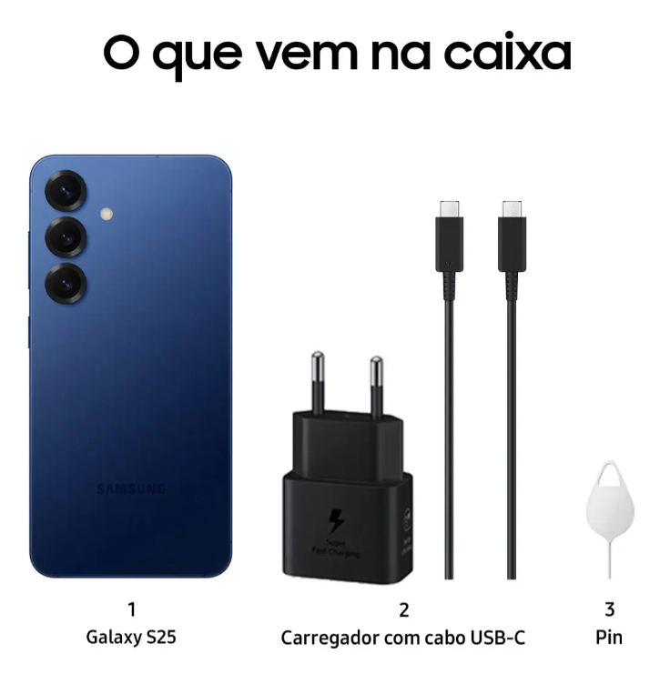 Sansung Galaxy S25 - 256Gb/12Gb/5G - Câmera Tripla - Imagem 2