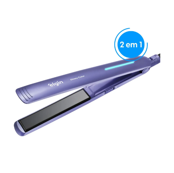 Prancha Alisadora Elgin Glossy Color 230C Tourmaline Íon