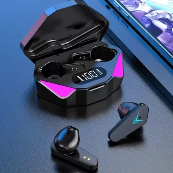 Fone de Ouvido Gamer Bluetooth Kapbom Dual Pro TWS