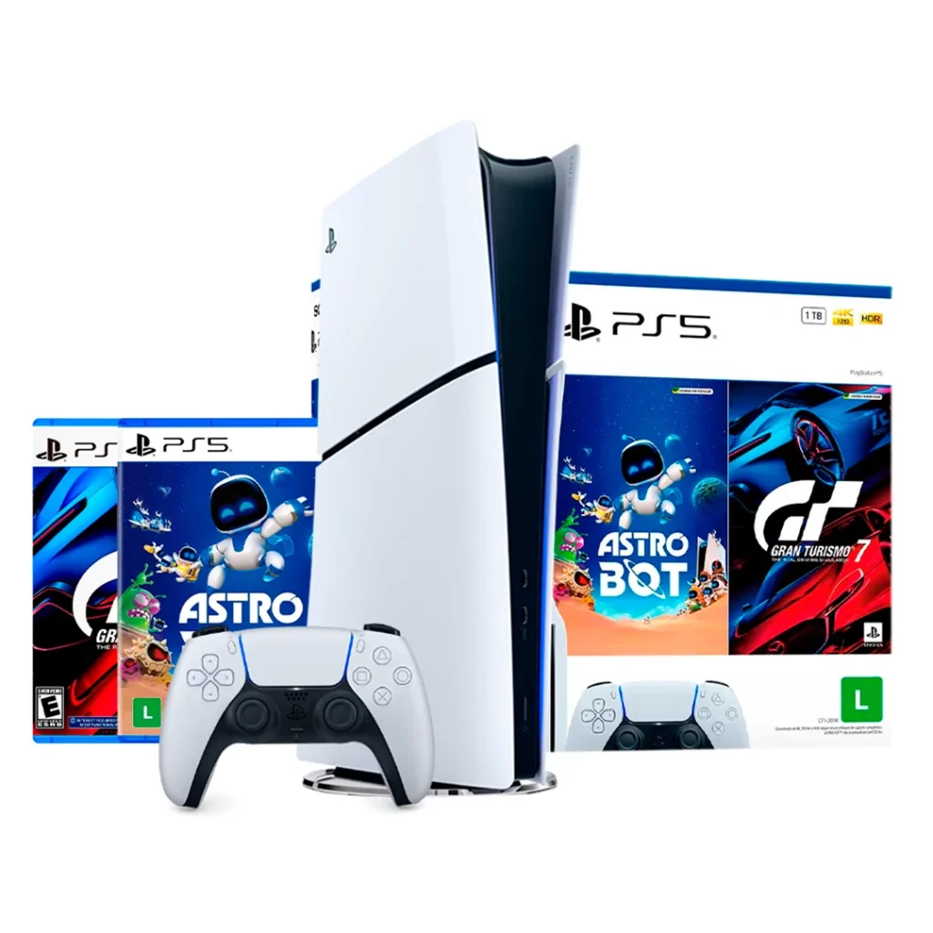 PlayStation5 Digital Slim + 2 Jogos