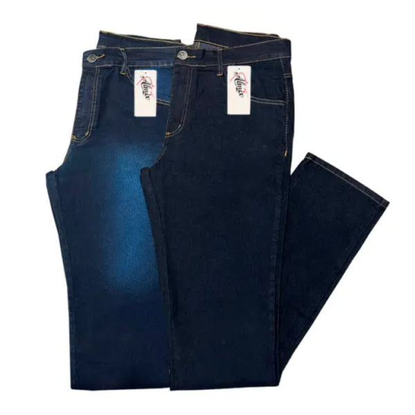 Kit 02 Calças Jeans Almix Tradicional Masculina (Numeração do 38 ao 48)