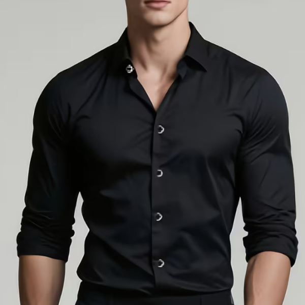 Camisa Social Masculina - Manga Longa - Anti Rugas - Tamanhos P/M/G/GG/EGG