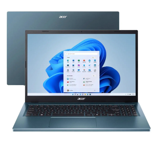 Notebook Acer Aspire Go 15 AG15-51P-35JZ Intel Core i3 8GB RAM 256GB SSD 15,3″ Windows 11 NX.JGFAL.005