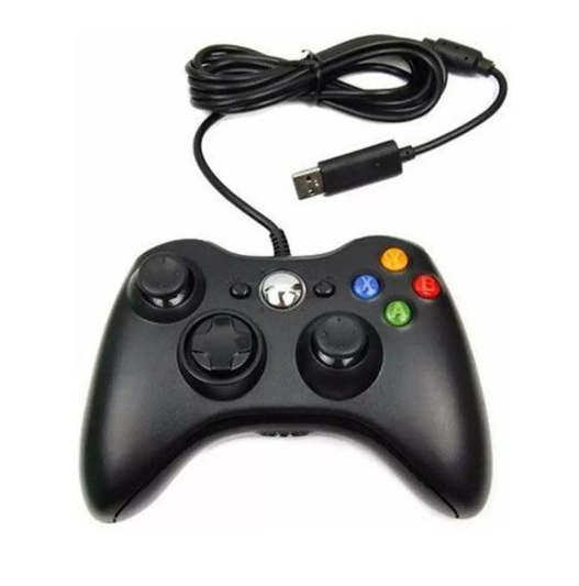 Controle Video Game Xbx 360 Com Fio Joystick E Pc - Pah