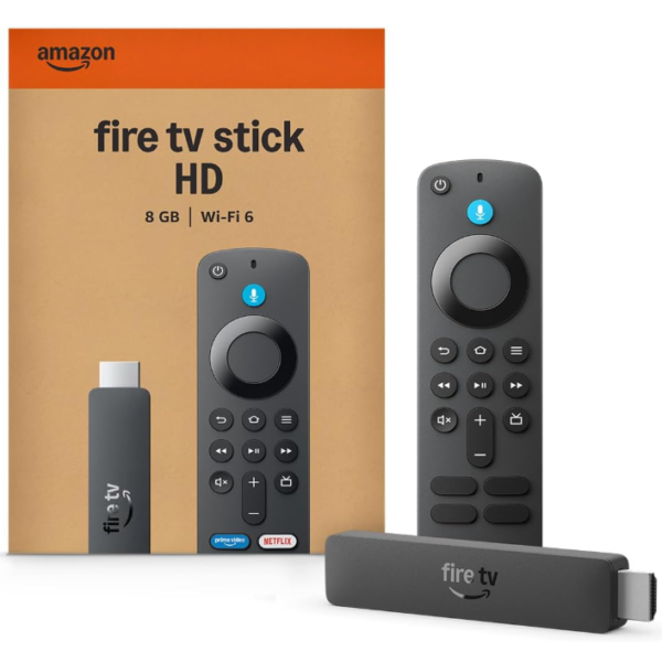 Amazon Fire TV Stick HD (modelo mais recente), Controle Remoto por Voz com Alexa