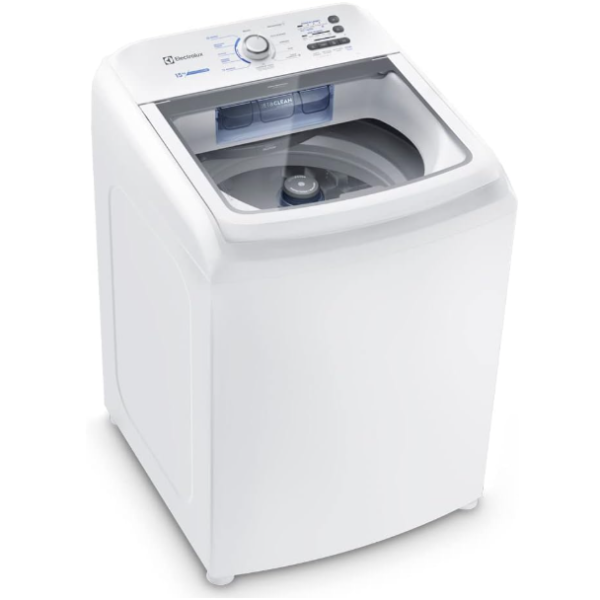 Máquina de Lavar Electrolux 15kg Branca Essential Care com Cesto Inox e Jet&Clean (LED15) - 127V