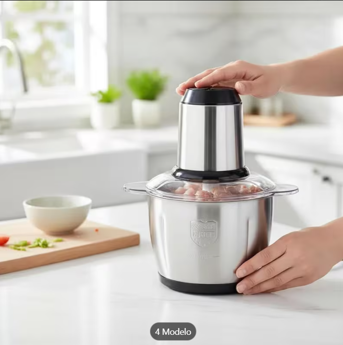 Triturador e Cortador de Alimentos 2 Velocidades 2L/Kg | 110V ou 220V
