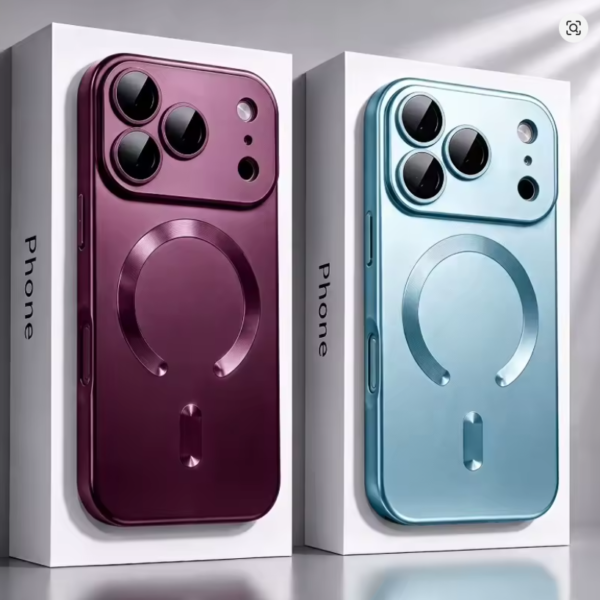 Capa Magnética MagSafe Para Linha iPhone 13 ao 18 (Pro Max e Plus)