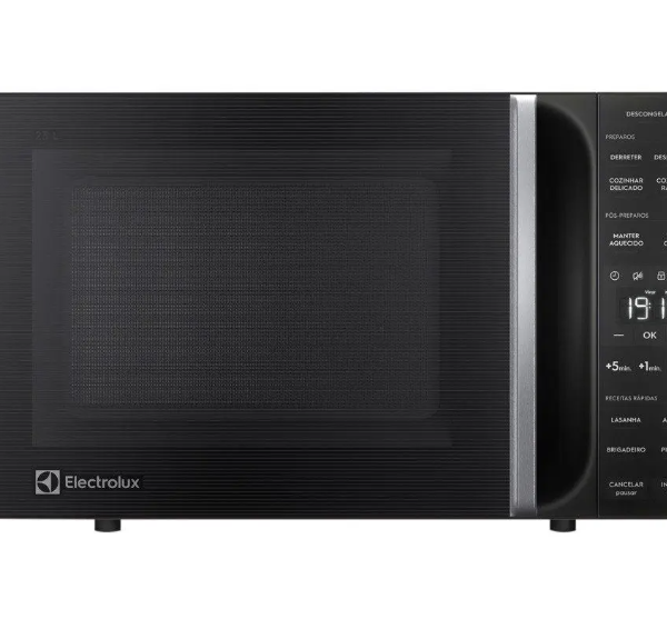 Micro-ondas Electrolux 23L Preto Efficient com Descongelamento Assistido (ME23P)