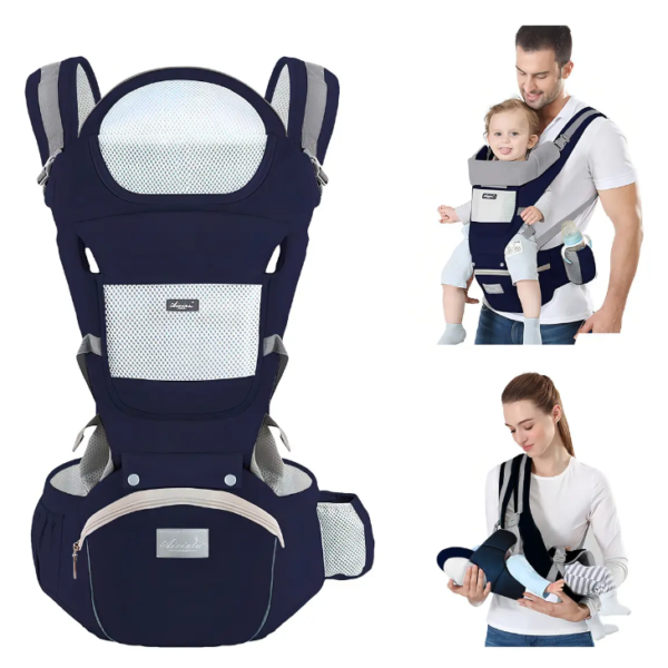 Bolsa Canguru Ergonômico Bebê 3 Em 1 Hygge Moments