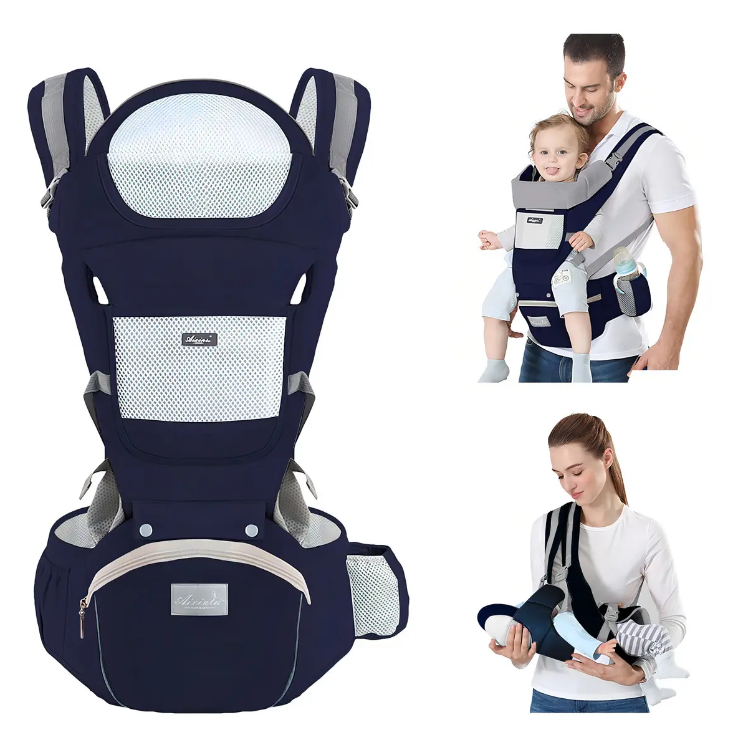 Bolsa Canguru Ergonômico Bebê 3 Em 1 Hygge Moments