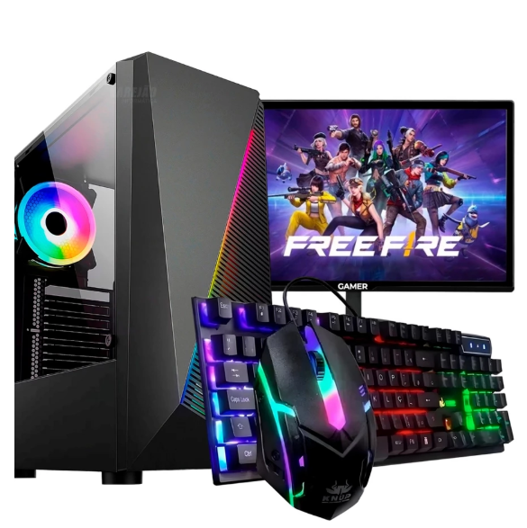 Computador Desktop Gamer I7 8gb Ssd 240gb Wifi Nvidia GT210 (Setup Completo)