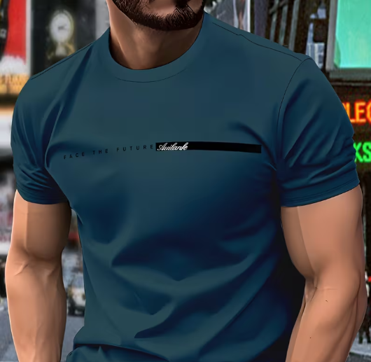 Camiseta Masculina Moda Verão 2026-2027