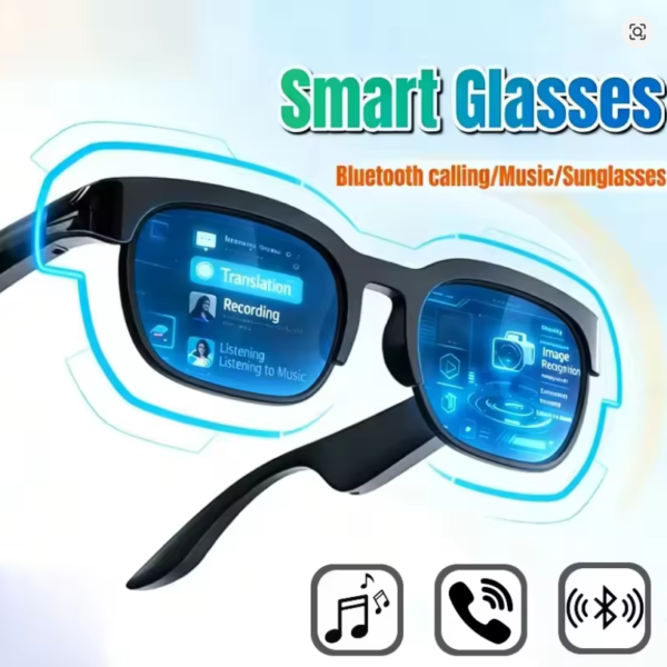 SmartGlass - Óculos Inteligente Bluetooth Com IA Tradutora De Idiomas