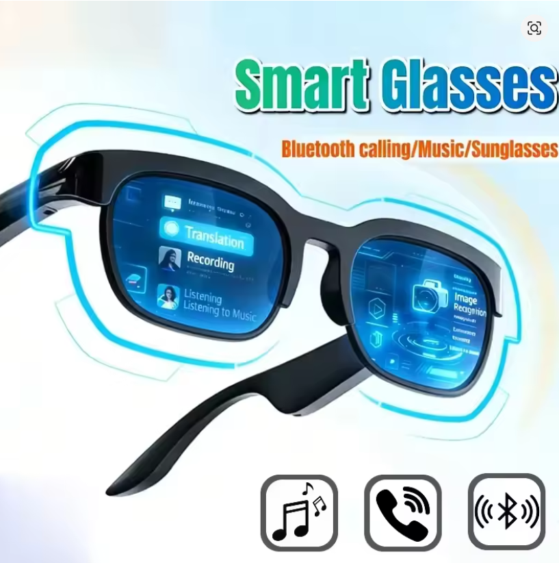 SmartGlass - Óculos Inteligente Bluetooth Com IA Tradutora De Idiomas