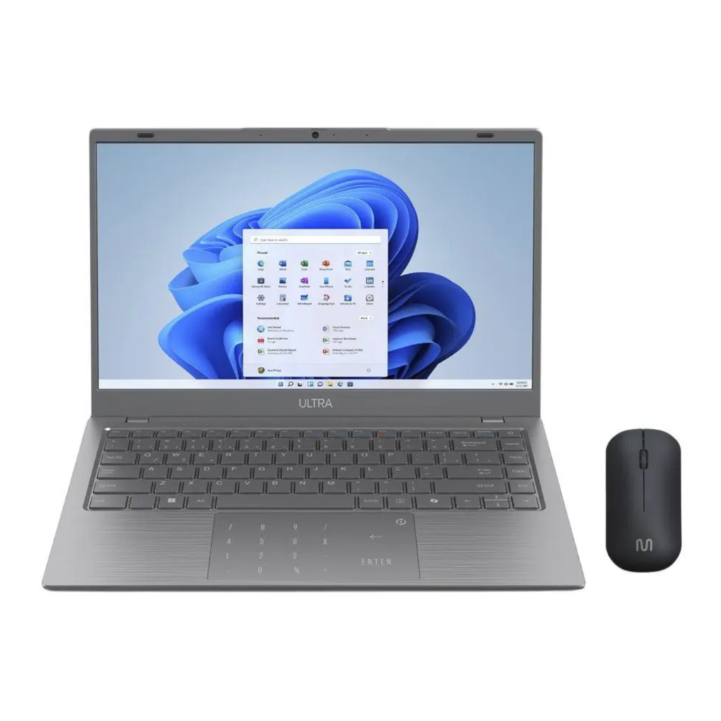 Notebook Multi Ultra Intel Pentium Gold 6500Y 4GB RAM 128GB eMMC 1TB Nuvem 14″ Windows 11 UB361